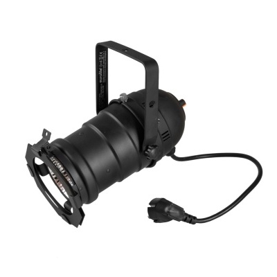 Refletor de palco PAR 36 preto com alça e cabo
