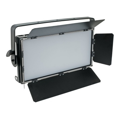 Painel de luz LED profissional com aletas pretas ajustáveis