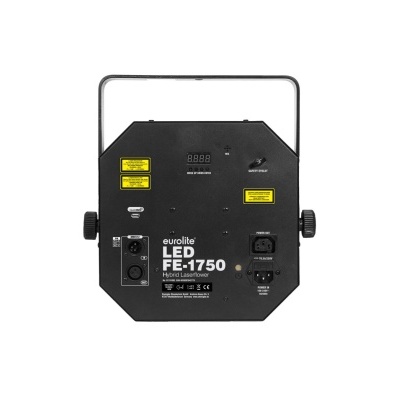 Painel eletrônico preto com texto euolfe LED FE-1750 e conectores