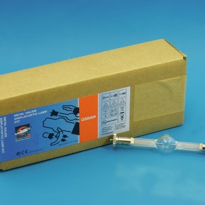 Lâmpada halogénea metálica com embalagem