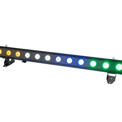 luz de barras LED retangular com LEDs coloridos