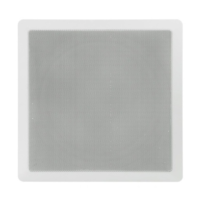 Painel quadrado branco com grelha cinzenta de padrões hexagonais