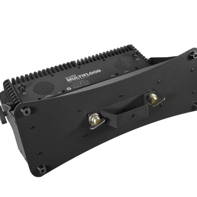 Aparelho eletrônico preto com botões metálicos e texto MULTIPLOOP