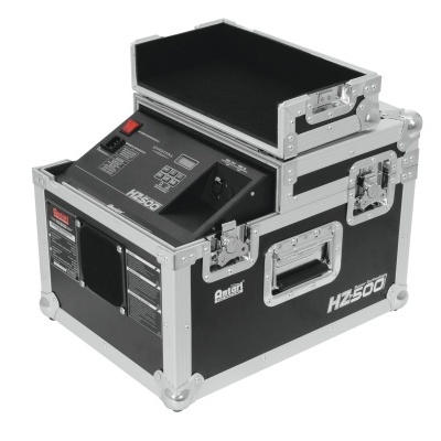 Máquina HZ500 da marca Antari em caixa preta com reforços metálicos