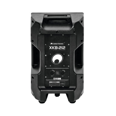 Coluna de áudio preta Audiotronic XKB-212