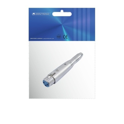 Acessório odontológico metálico prateado em embalagem transparente com cartão azul