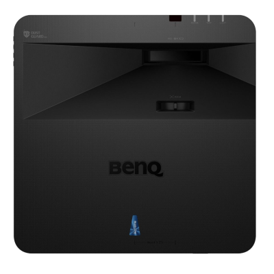 Projetor preto BenQ com botão rotativo e escala graduada