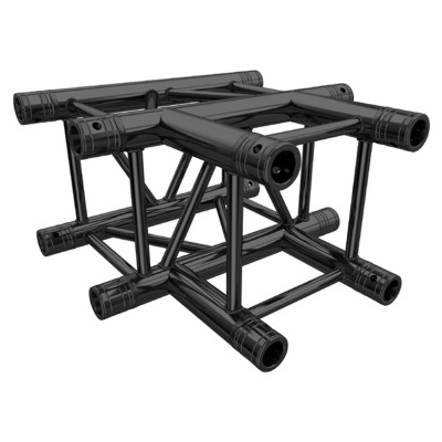 Estrutura modular preta metálica ou plástica
