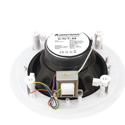 Coluna de altifalante embutida redonda Omnitronic SST-8