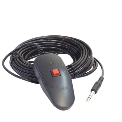 Cabo preto com controlo e ficha jack 3,5 mm