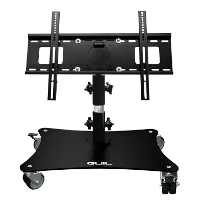Suporte de TV ou monitor GUIL preto com rodas