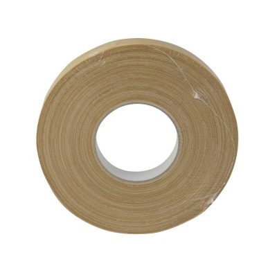 Rolo de fita adesiva marrom com núcleo branco