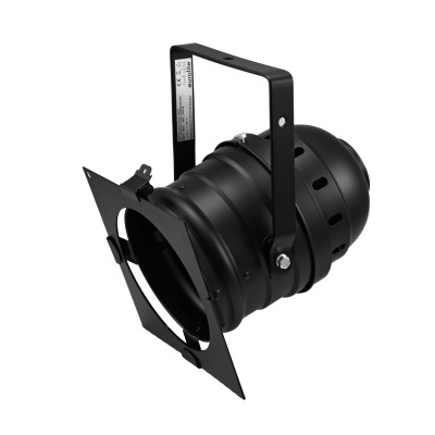 Refletor de luz profissional de palco em metal preto