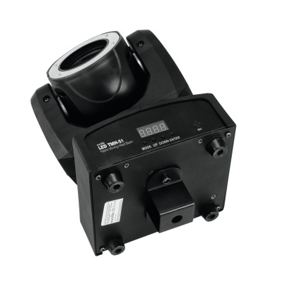 Dispositivo eletrônico negro com mostrador digital e botões sobre fundo branco