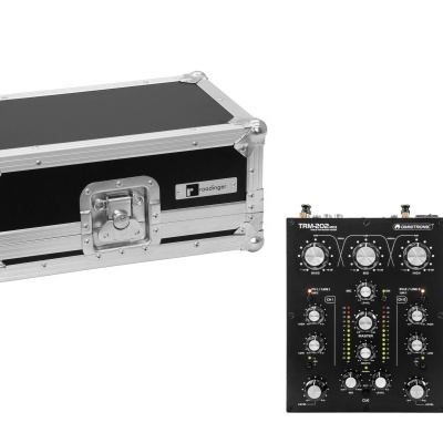 Mesa de mistura de áudio TAPCO MM2422 com mala de transporte preta