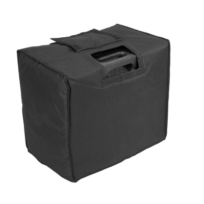 Bolsa preta com alças e fecho de velcro