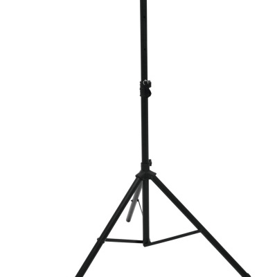 Tripé preto em metal para suporte com três pernas