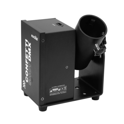 Aparelho de efeito luminoso EZ CONFETI DD77 DMX preto da Eurolite