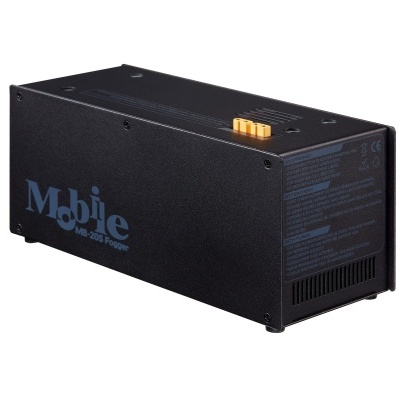 Bloco de energia móvel Mobile W-250 Power preto com botões amarelos no topo