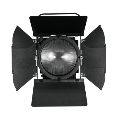Foco de luz profissional preto com palas ajustáveis