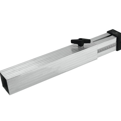 Calibre de profundidade de alumínio com marcações e botão preto