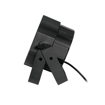 Projetor/refletor preto com suporte ajustável e cabo