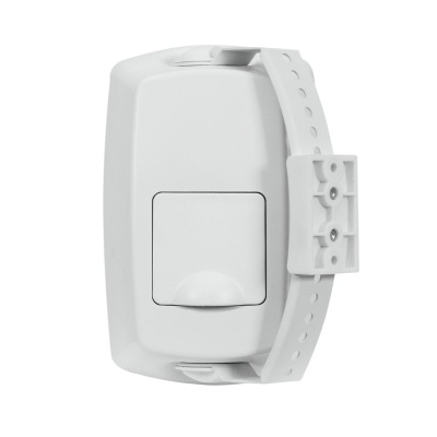 Bracelete branco de plástico e silicone com fivela ajustável