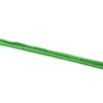 Suporte cilíndrico verde segmentado sobre fundo branco