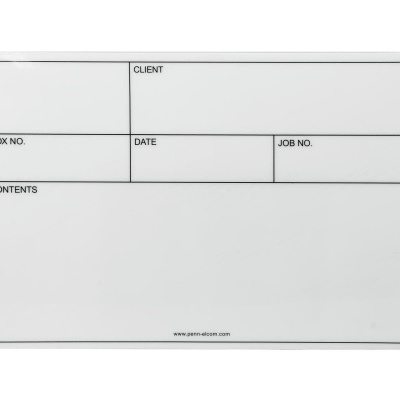 Quadro branco magnético com divisões pretas para organização