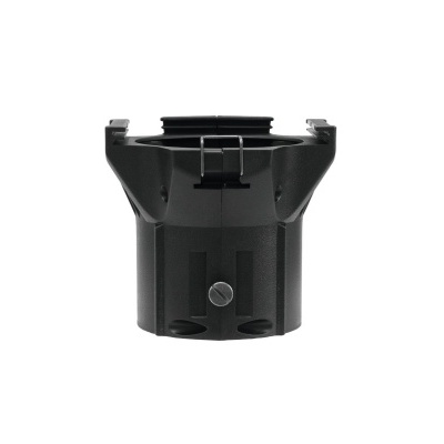 componente mecânico ou eletrónico preto cilíndrico em fundo branco