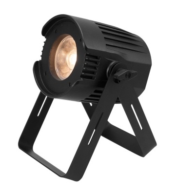 Projetor de luz preto com suporte ajustável