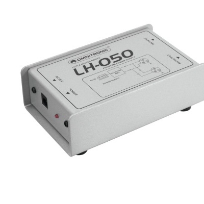 Aparelho eletrónico branco modelo LH-050 da ONOSTERRO com etiquetas e indicadores lumínicos em fundo branco