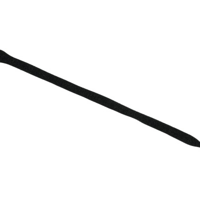 Cabo preto de nylon com fivela de plástico para organização