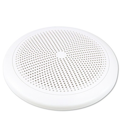 prato giratório branco para micro-ondas com orifícios