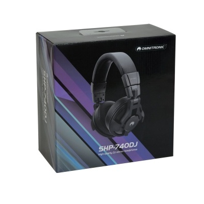 Caixa de auscultadores OMNITRONIC SHP-740DJ