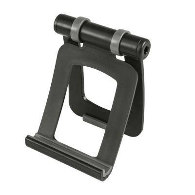 Suporte dobrável preto para tablet ou telemóvel