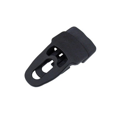 Clip ou presilha preta de plástico simples
