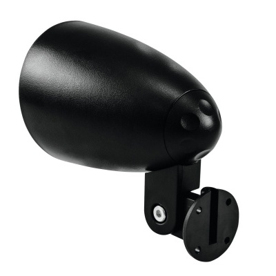 Altifalante cónico preto com suporte de fixação