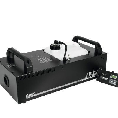Máquina de fumo preta Retor com depósito e controlador remoto