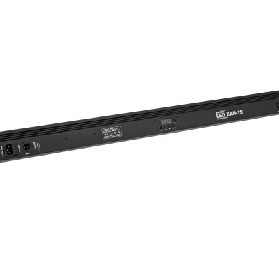 Barra de luz LED preta com texto LED BAR-12