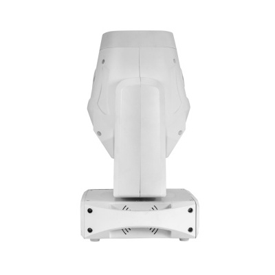 Iluminação móvel para palco em plástico branco com suporte retangular