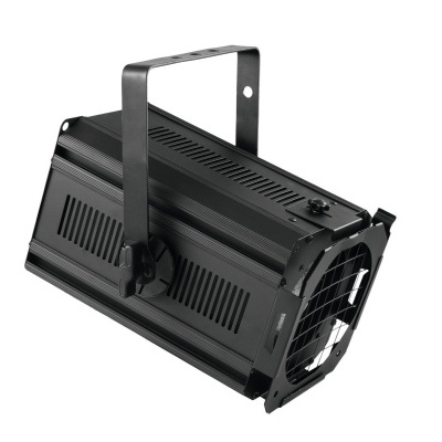 Projetor de luz profissional preto com suporte ajustável