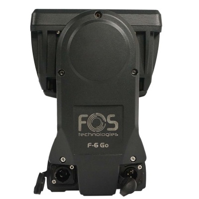 Dispositivo eletrônico cinzento com texto FOS technologies F-6 Go