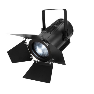 Refletor de luz profissional preto com abas ajustáveis