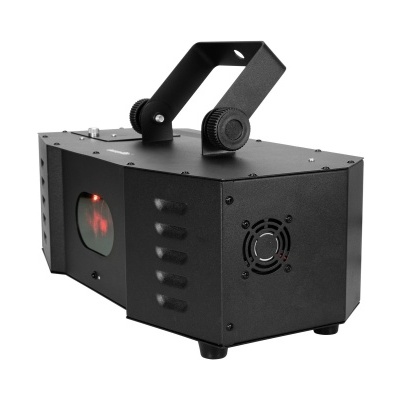Luz de discoteca preta em metal com suporte ajustável