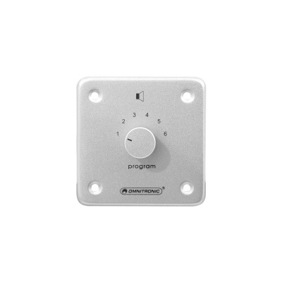 Painel de controlo branco com botão giratório numerado