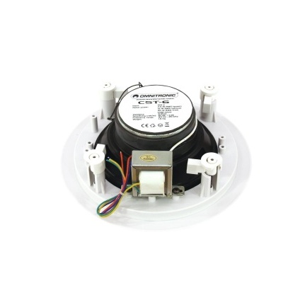 alto-falante embutido redondo branco com adesivo técnico