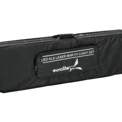 Estojo preto para equipamento LED KLS LASER BAR FX LIGHT SET