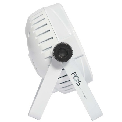 Luz de palco branca redonda com estrutura e suporte ajustável