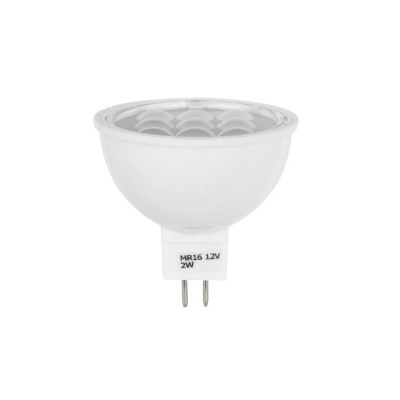 Lâmpada LED MR16 branca com base de dois pinos